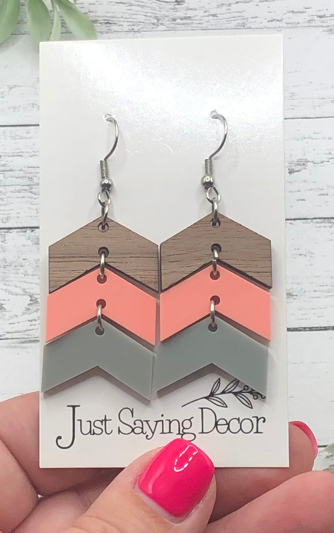 Triple Arrow Dangle Earrings