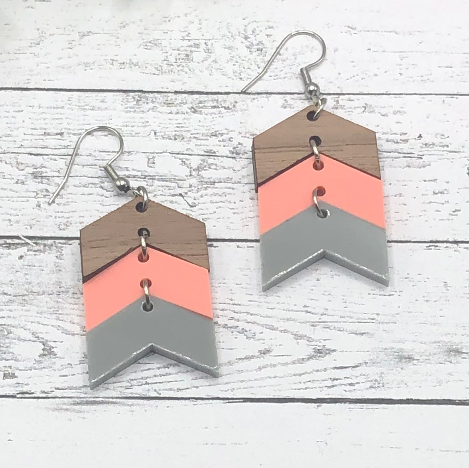 Triple Arrow Dangle Earrings